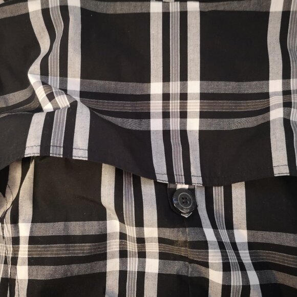 Beechers Brook Ladies Lightweight Black & White Plaid Coat - Picture 8 of 12